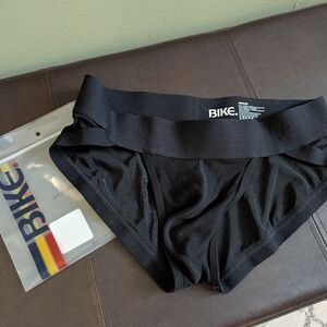 BIKE Men's Power Mesh Black Briefs